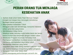 Peran Orang Tua dalam Mendukung Kesehatan Anak: Pondasi Masa Depan yang Cemerlang