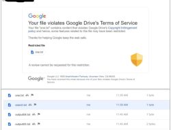 Mengapa File di Google Drive Ditandai Melanggar Hak Cipta? Penjelasan Lengkap dan Solusinya